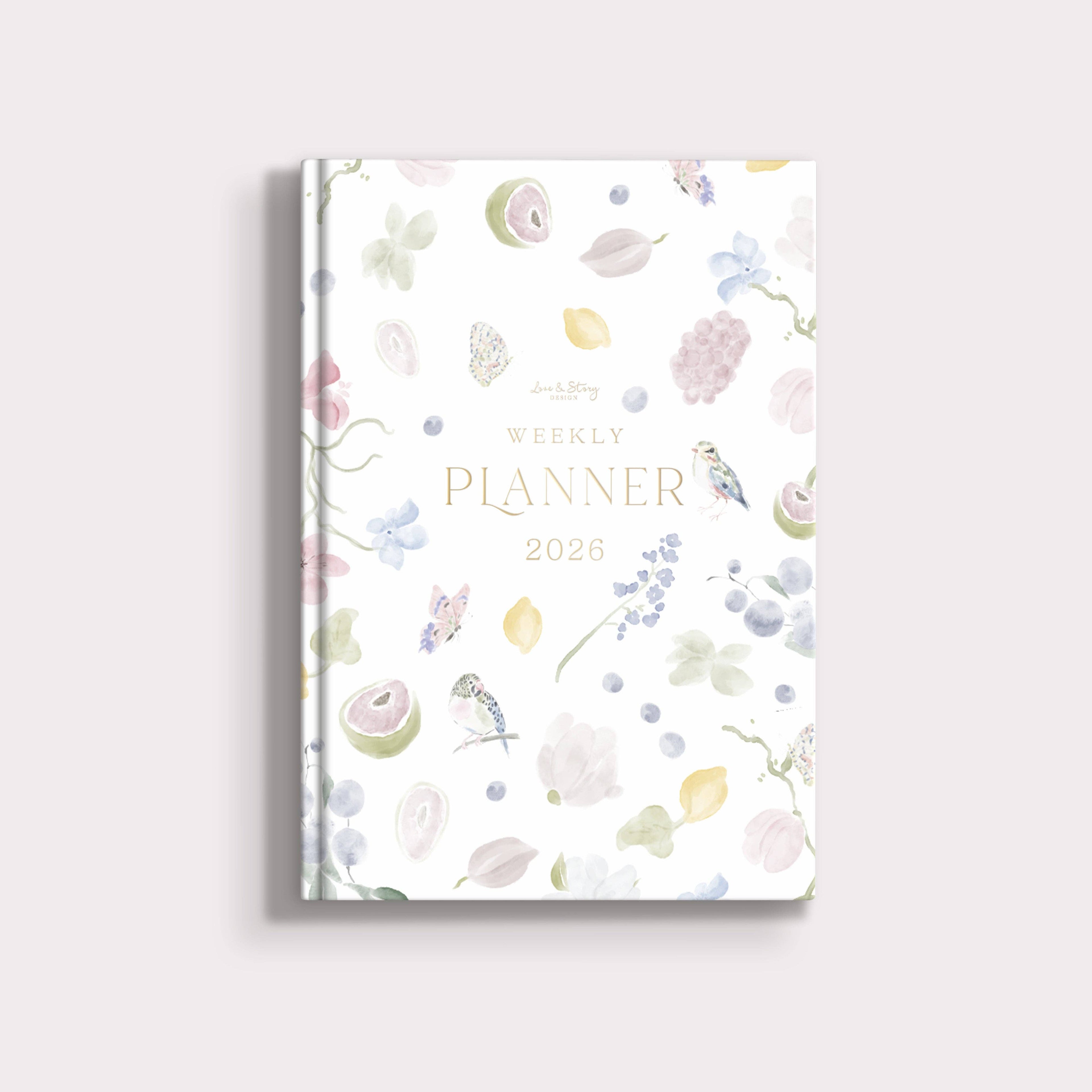 Ημερολόγιο 2026 εβδομαδιαίο Hardback Eden Garden 12,5×16,5 cm