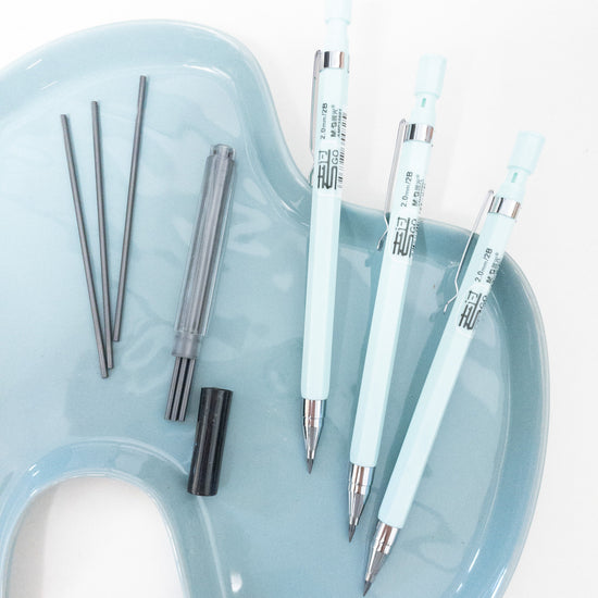 Μηχανικό Μολύβι 2.0mm με Ενσωματωμένη Ξύστρα & Ανταλλακτικές Μύτες