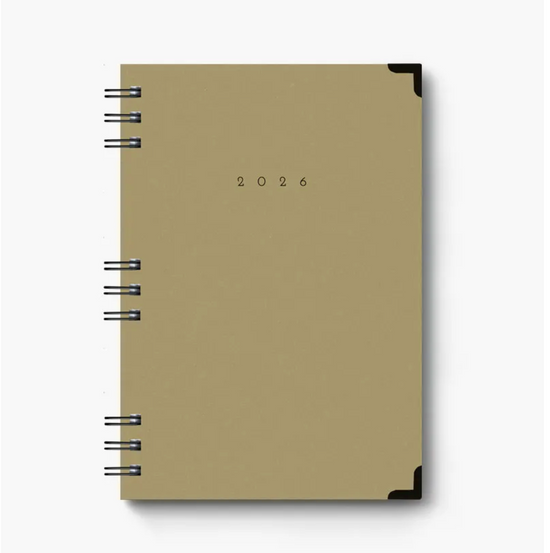 Ημερολόγιο 2026 ημερήσιο σπιράλ Cotton 14×21