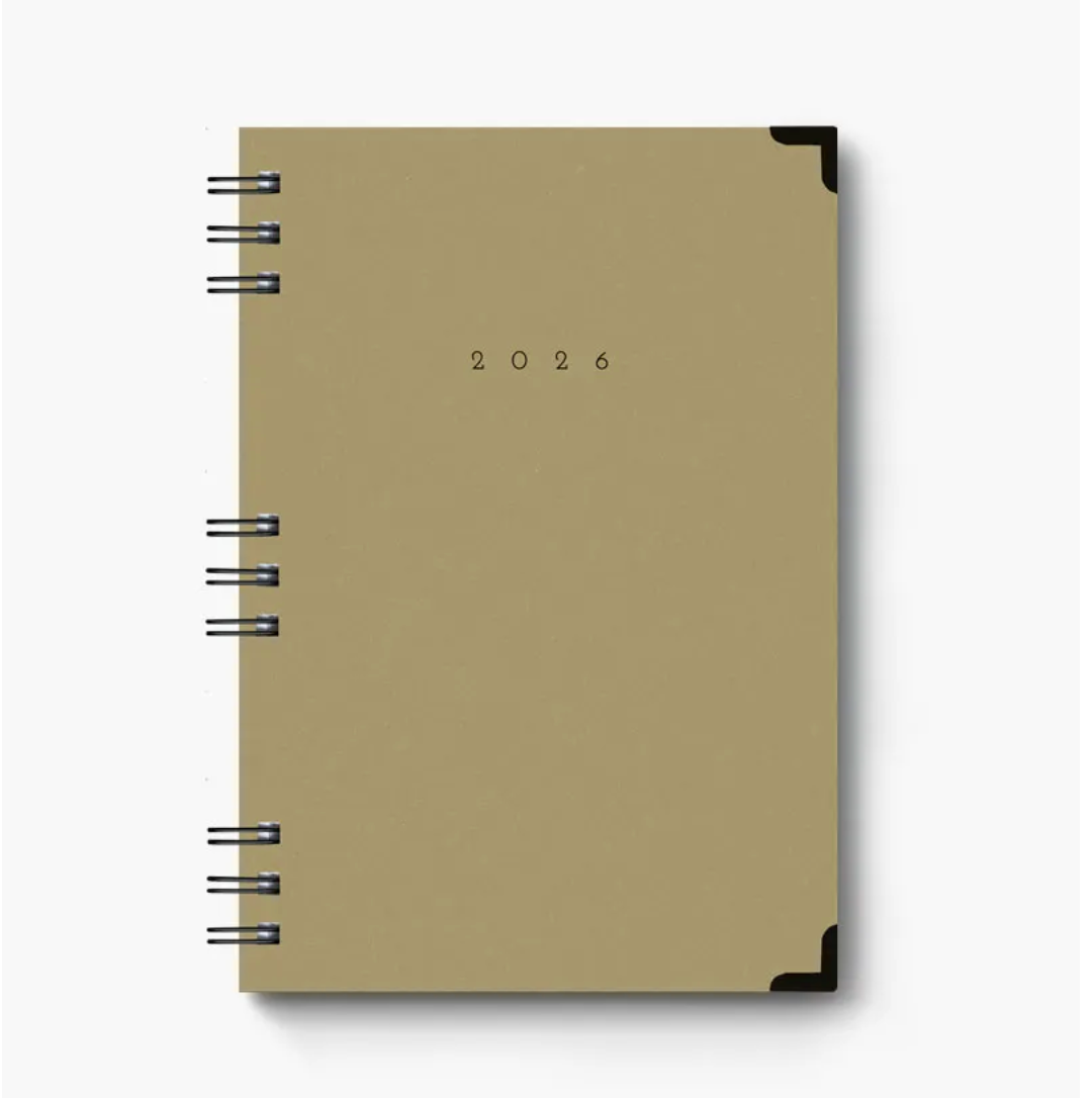 Ημερολόγιο 2026 ημερήσιο σπιράλ Cotton 14×21