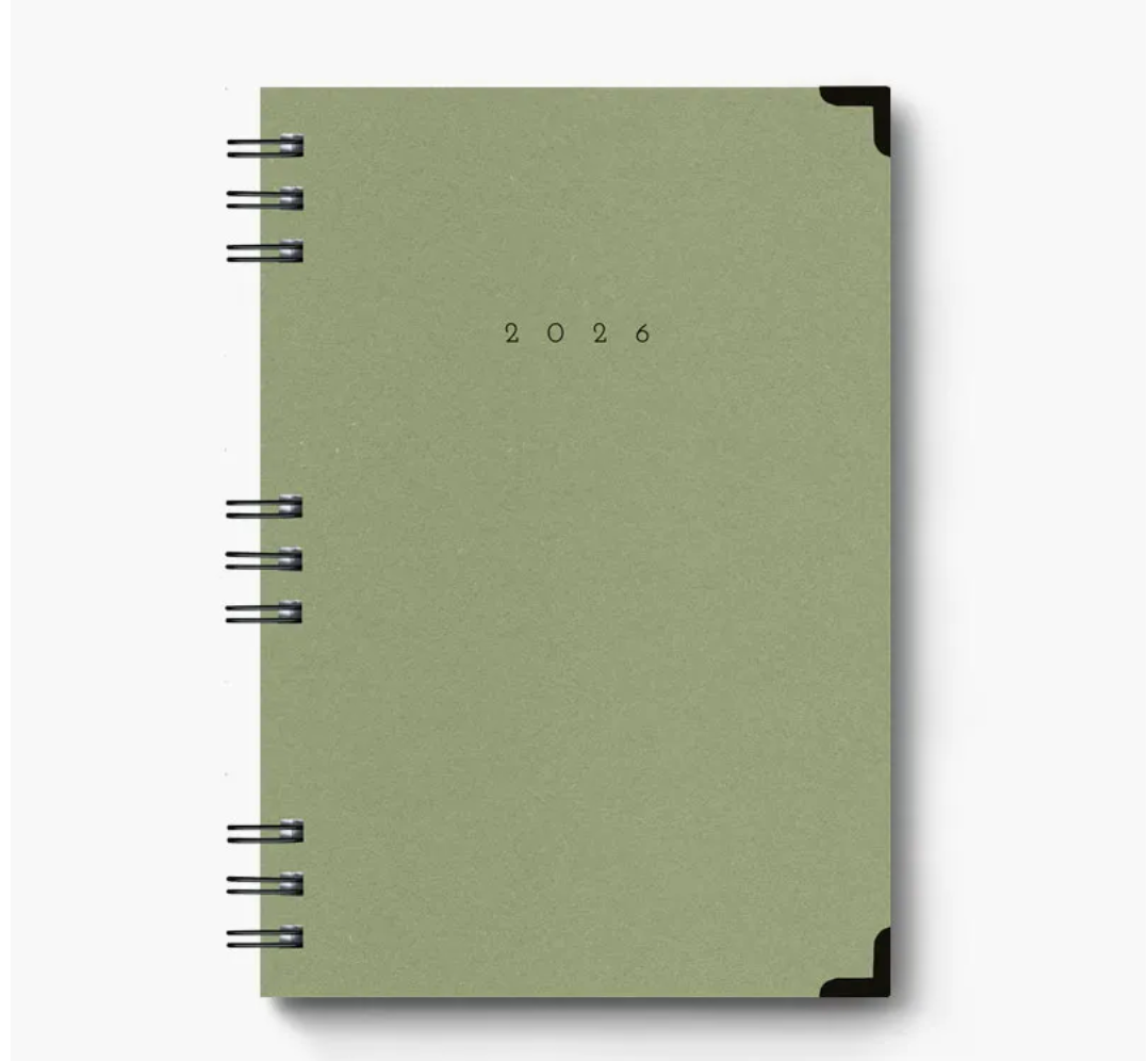 Ημερολόγιο 2026 ημερήσιο σπιράλ Cotton 14×21