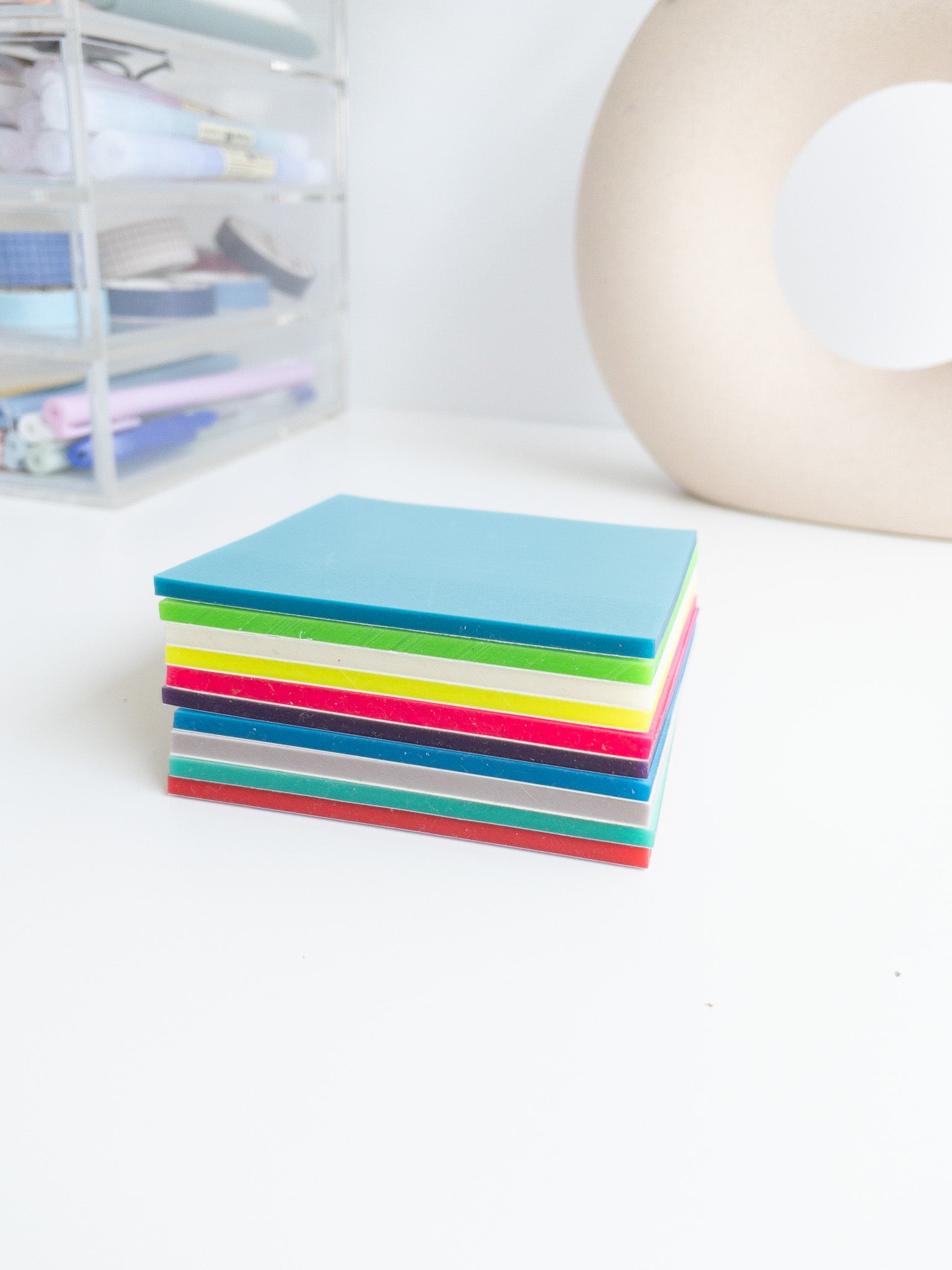 Χαρτάκια σημειώσεων διαφανή 7,5 x 7,5 cm