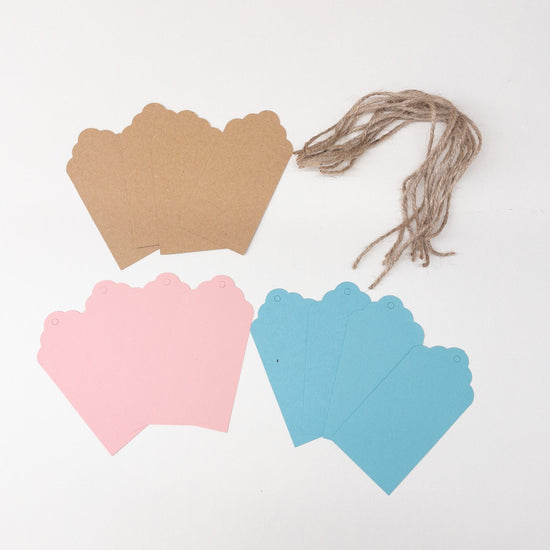 Ετικέτες Δώρου Ορθογώνιες 12 τμχ