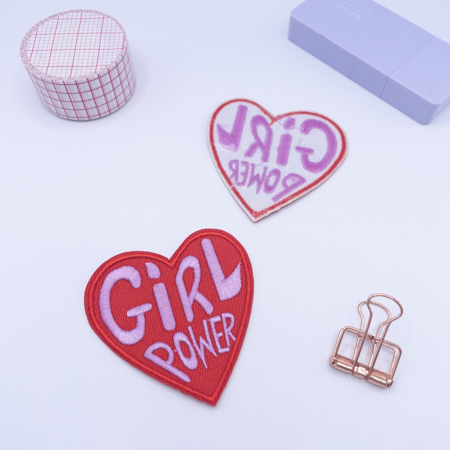 Σιδερότυπο Καρδιά ‘Girl Power’