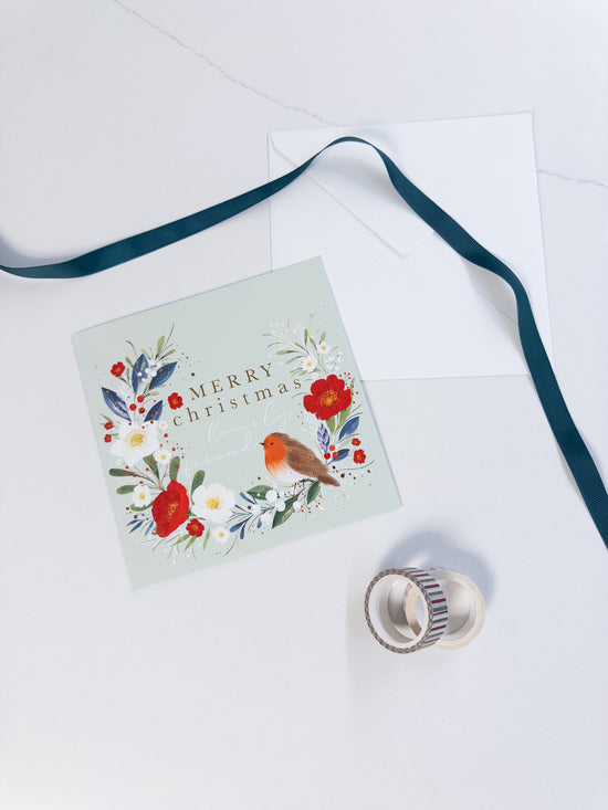 Κάρτα “Berry & Robin Wreath”