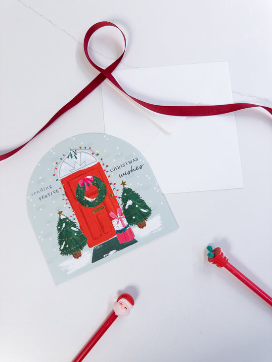 Κάρτα “Festive Doorway”