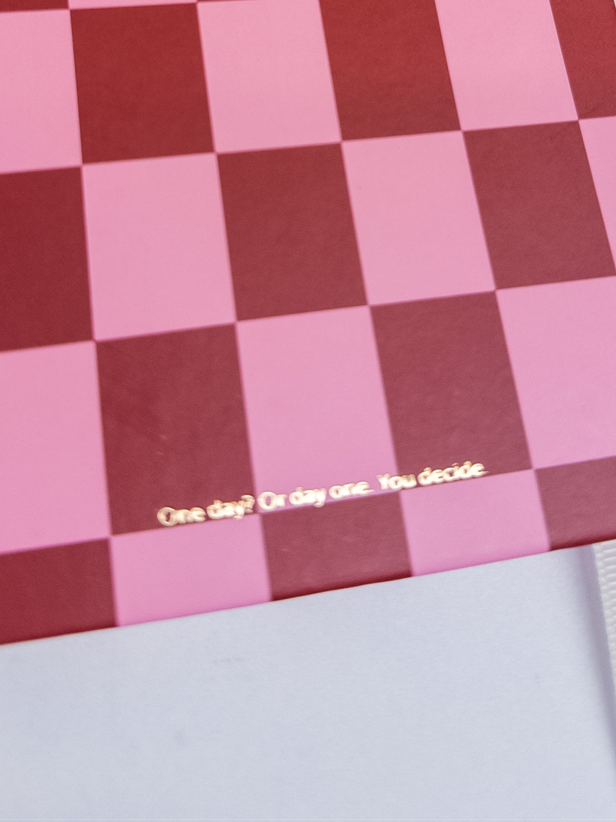 Ημερολόγιο 2027 A6 My Journal – Pink Red Checkered