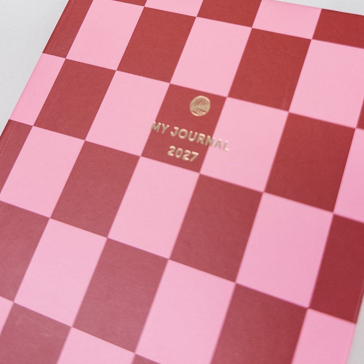 Ημερολόγιο 2027 A6 My Journal – Pink Red Checkered