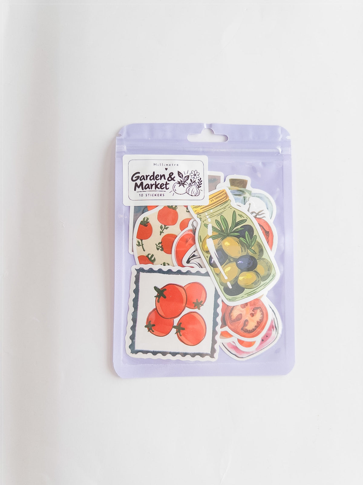 Garden & Market Sticker Pack – 10 Αυτοκόλλητα