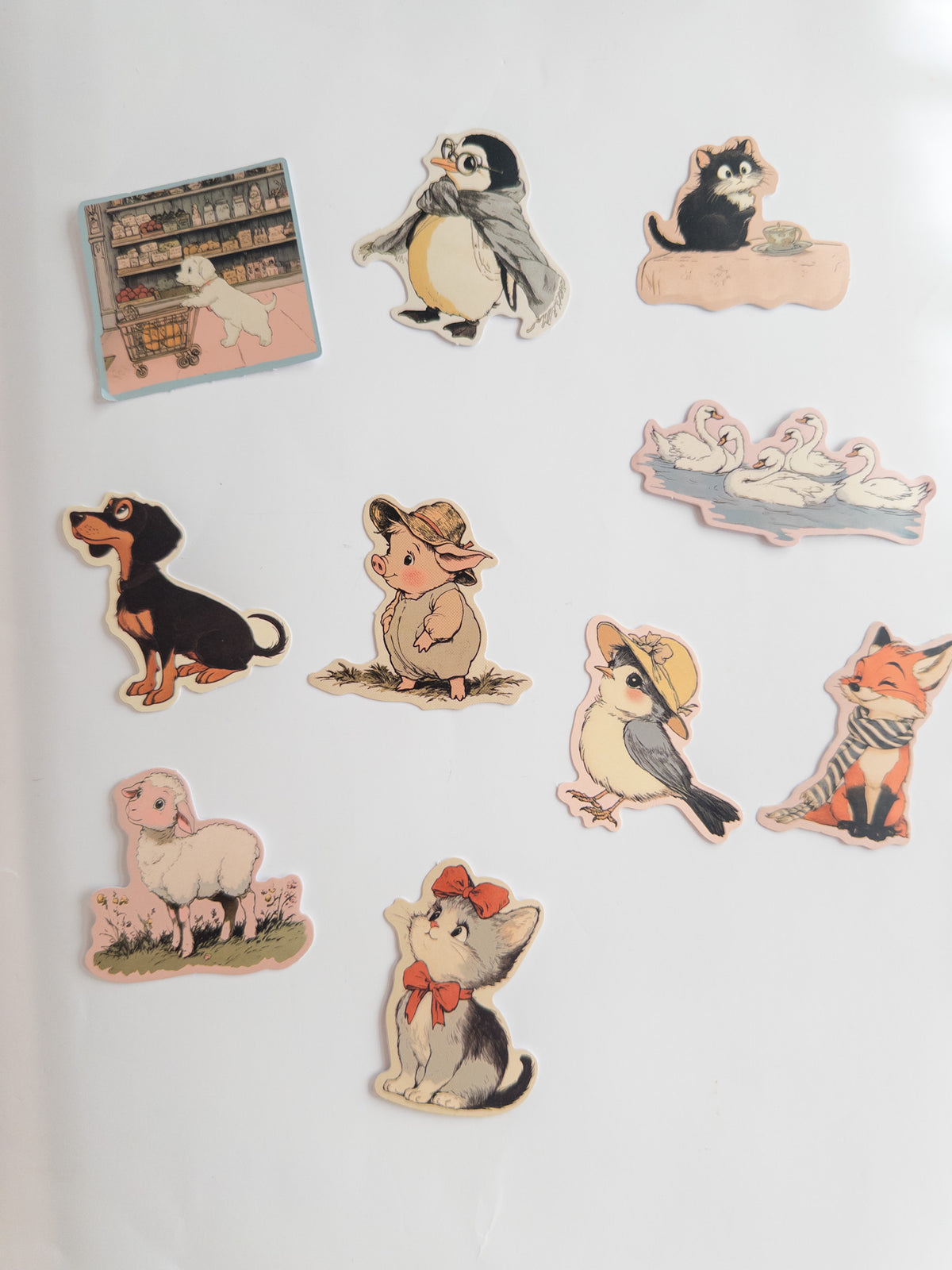 Animal Friends Sticker Pack – 10 Αυτοκόλλητα