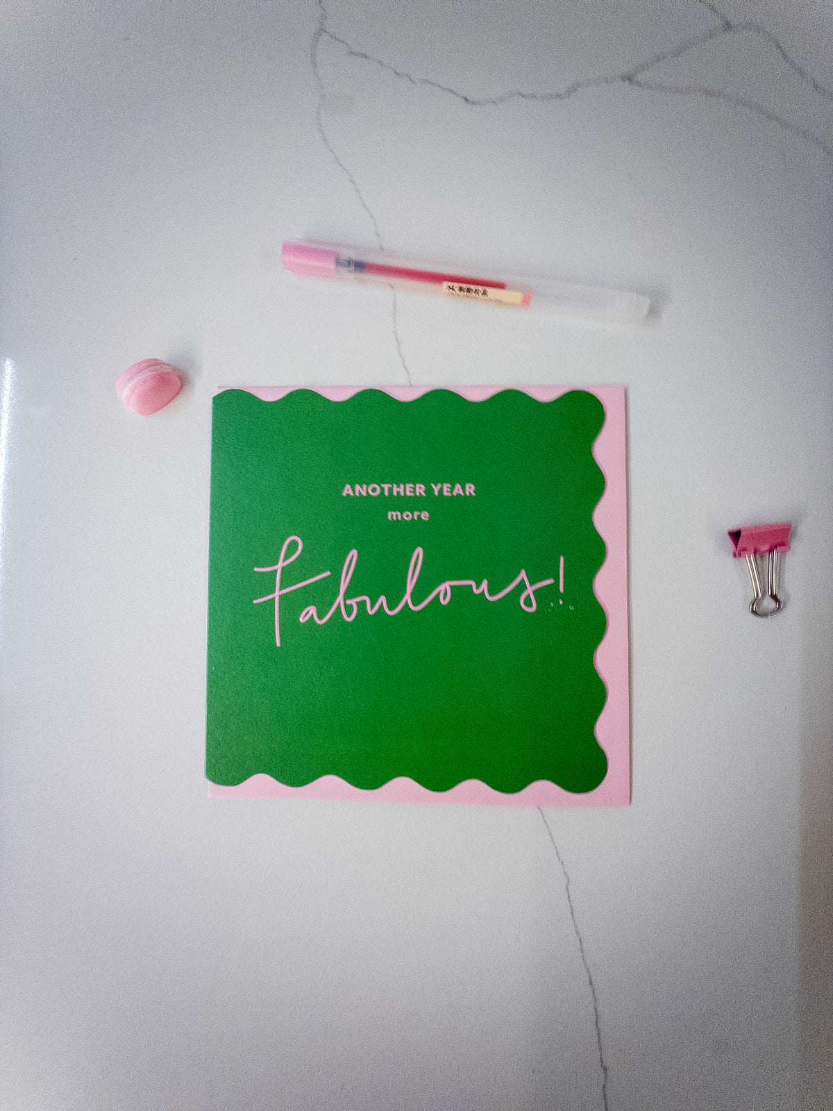 Κάρτα “Another Year More Fabulous Birthday”