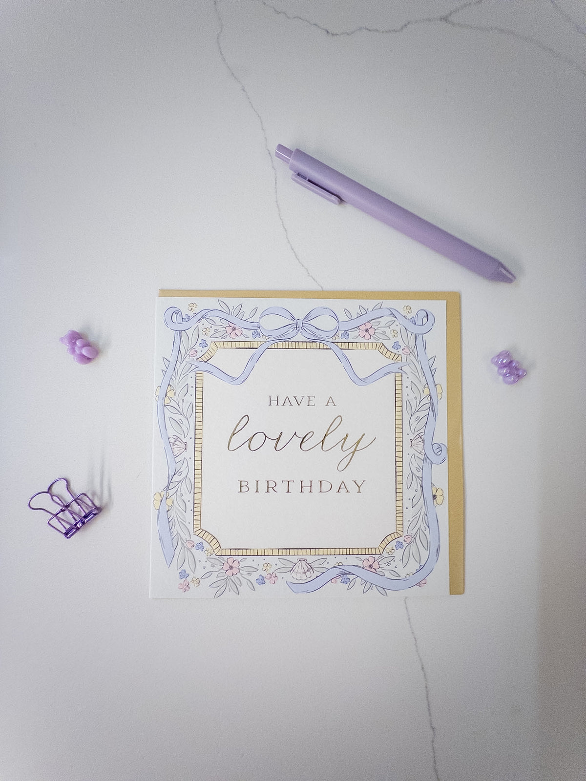 Κάρτα “Lovely Birthday Regal”