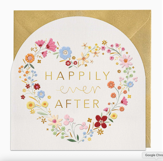 Κάρτα “Happily Ever After Floral Arch”