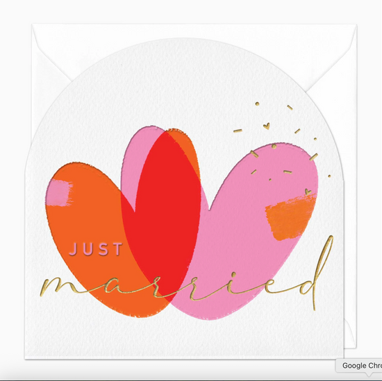 Κάρτα “Just Married Heart”