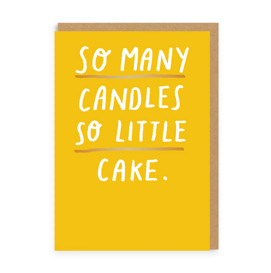 Κάρτα So Many Candles So Little Cake