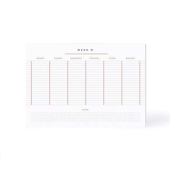 Εβδομαδιαίο planner Α4