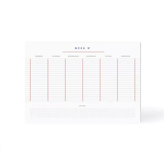 Εβδομαδιαίο planner Α4