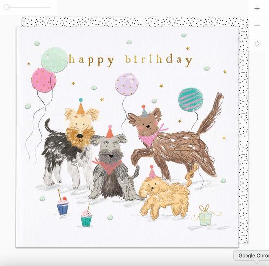 Κάρτα “Scruffy The Puppy And Friends Birthday"