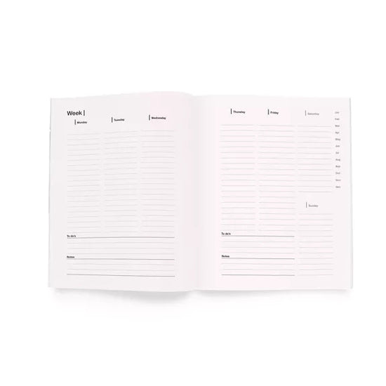 Εβδομαδιαίο Planner κόκκινο