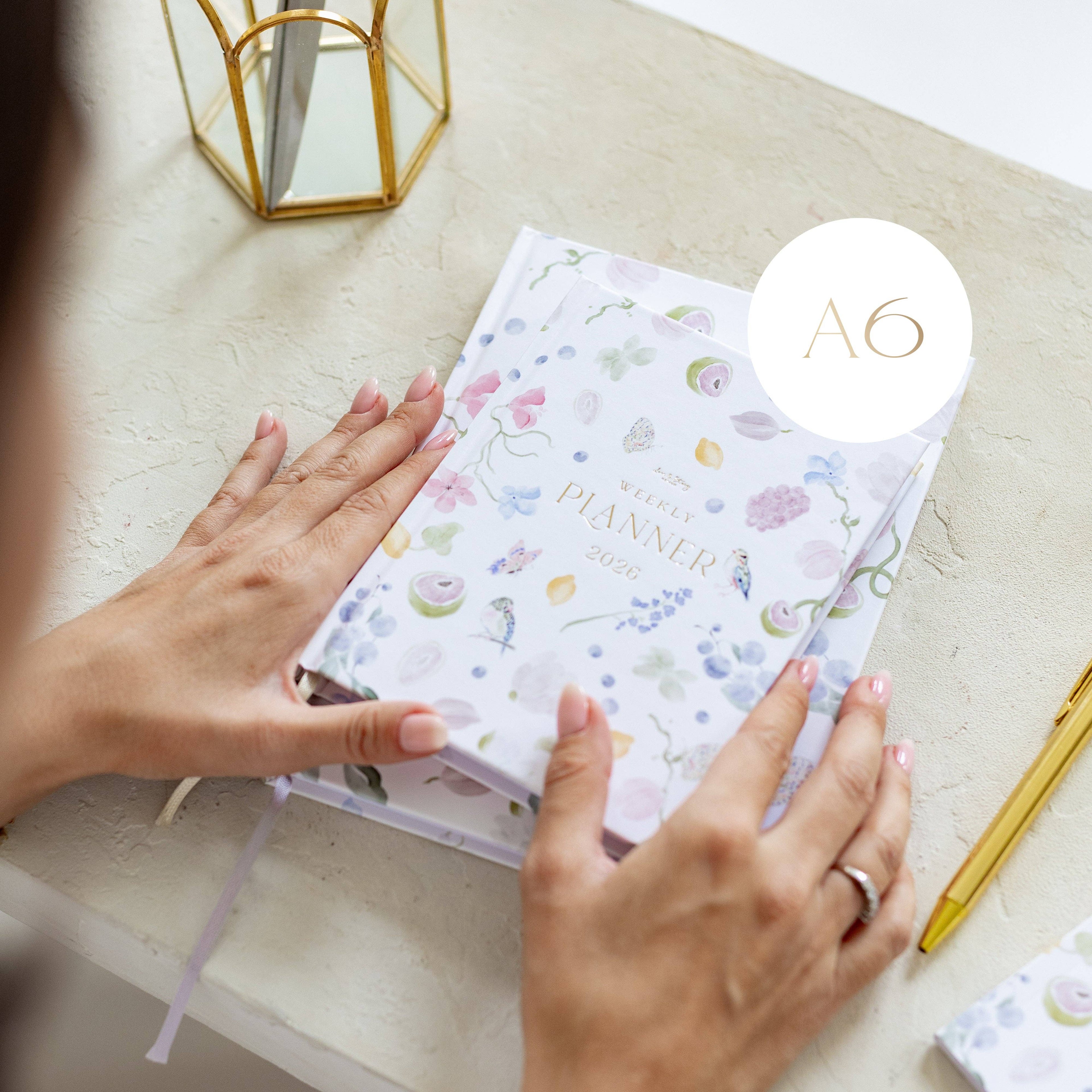 Ημερολόγιο 2026 εβδομαδιαίο Hardback Eden Garden 12,5×16,5 cm