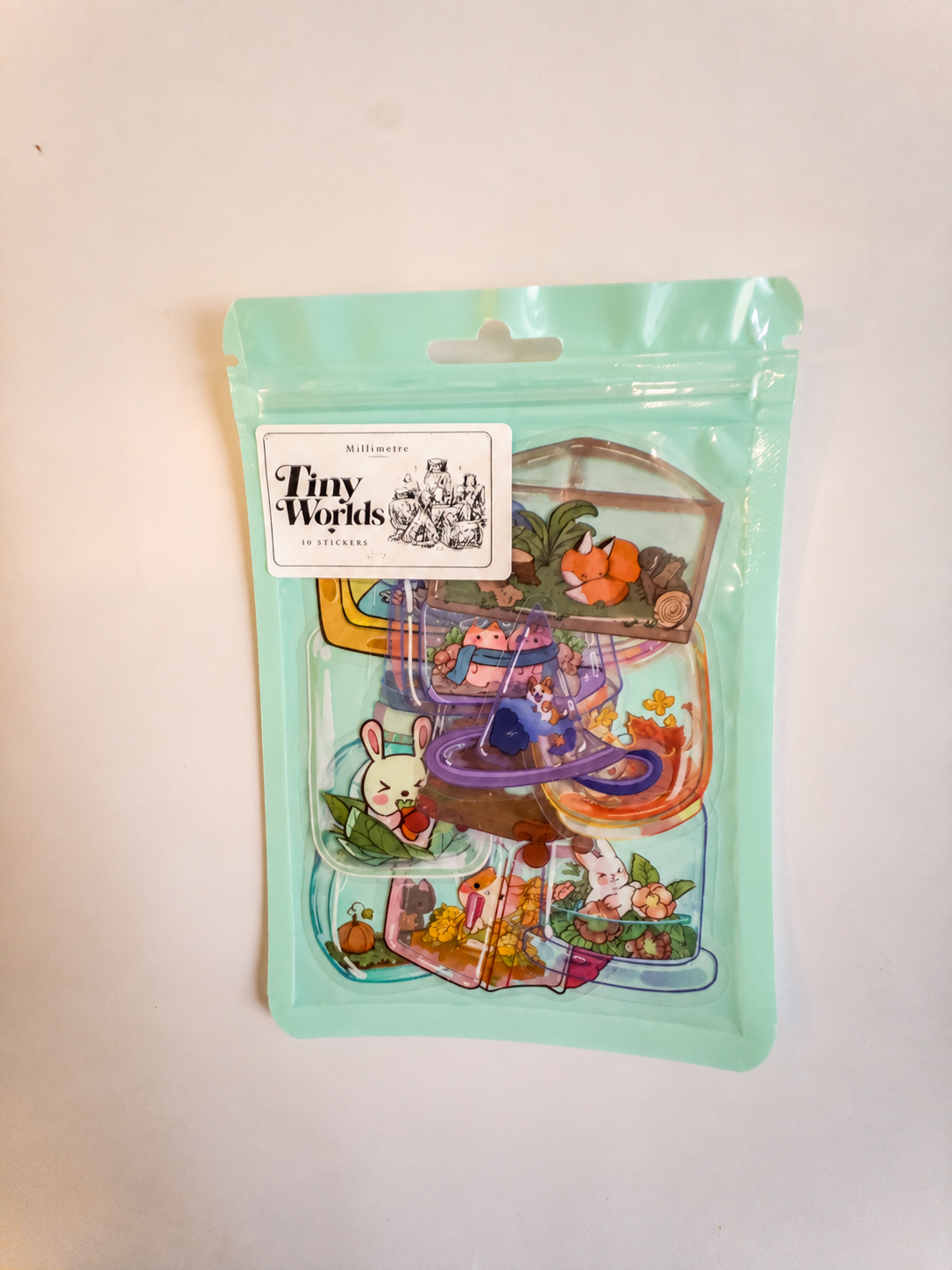 Tiny Worlds Sticker Pack – 10 Αυτοκόλλητα