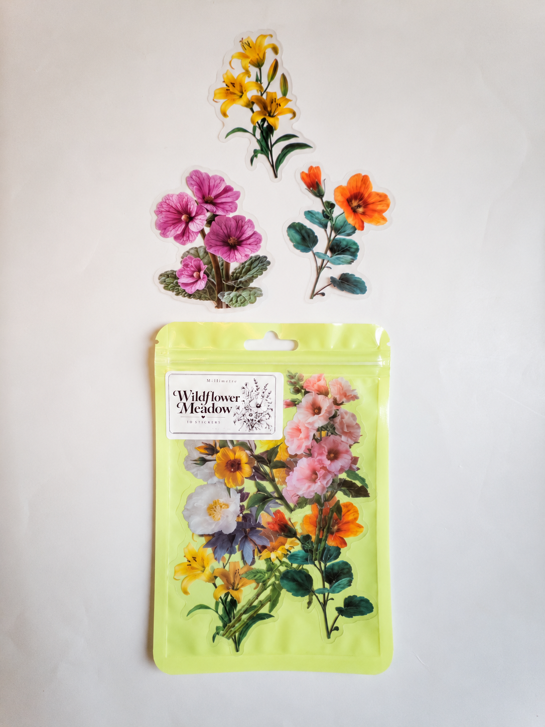 Wildflower Meadow Sticker Pack – 10 Αυτοκόλλητα