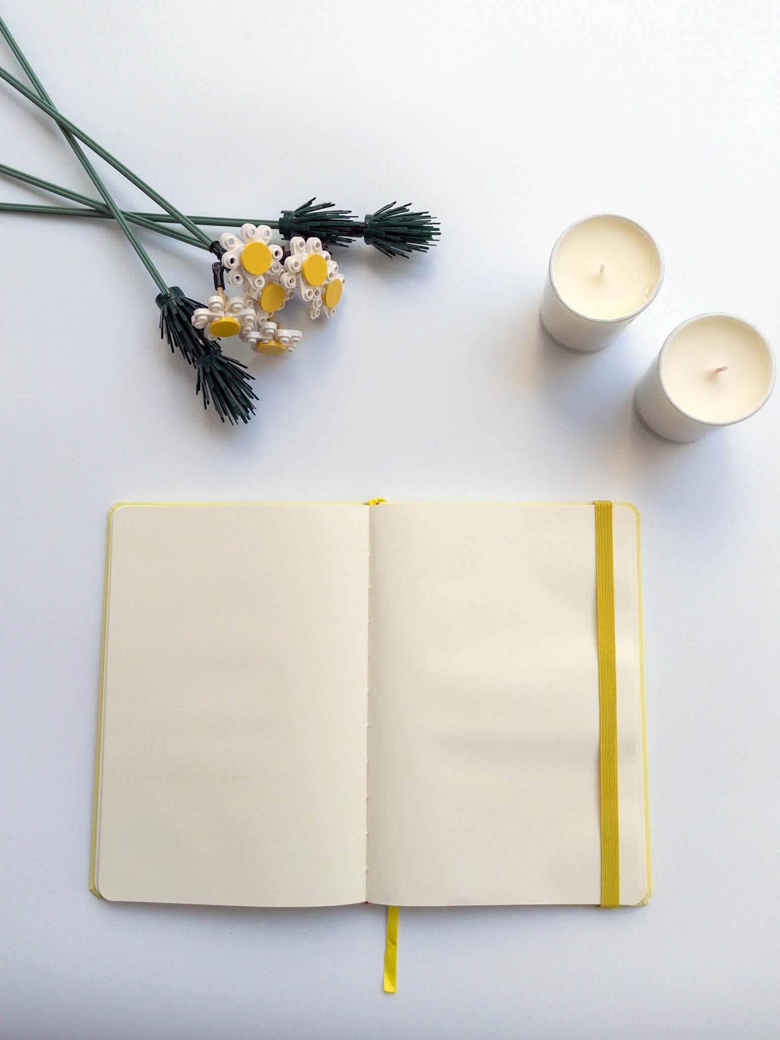 Σημειωματάριο χρωματιστό με λάστιχο κίτρινο