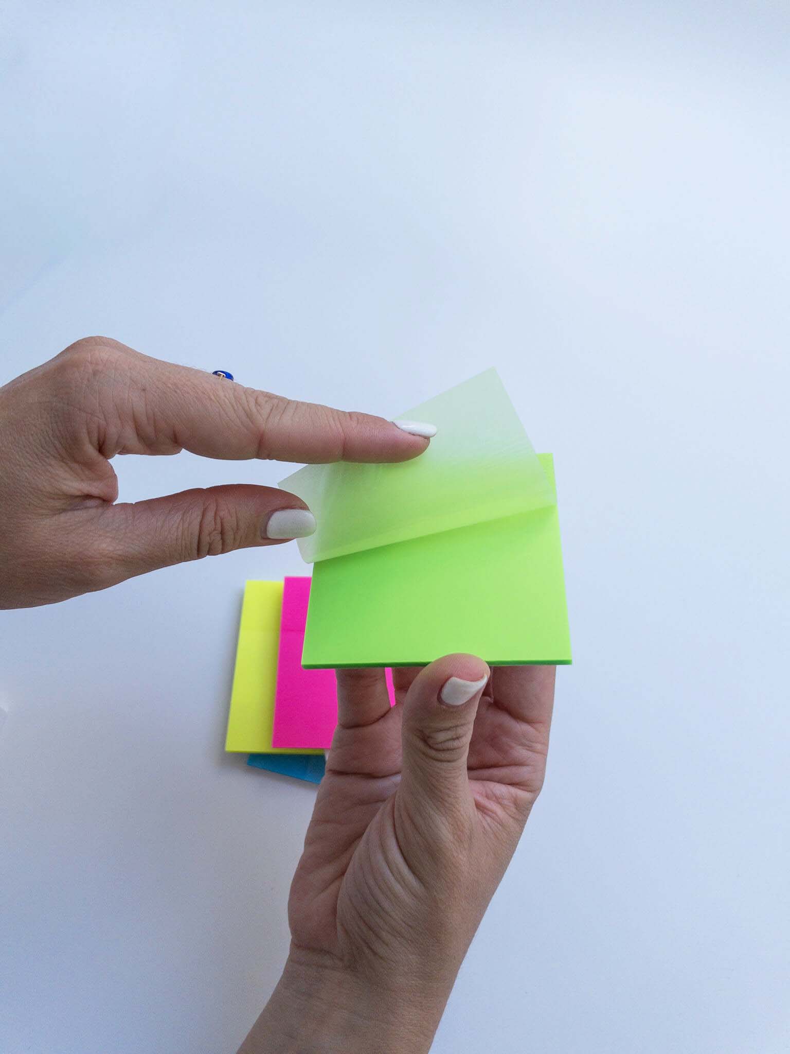 Χαρτάκια σημειώσεων διαφανή πράσινο