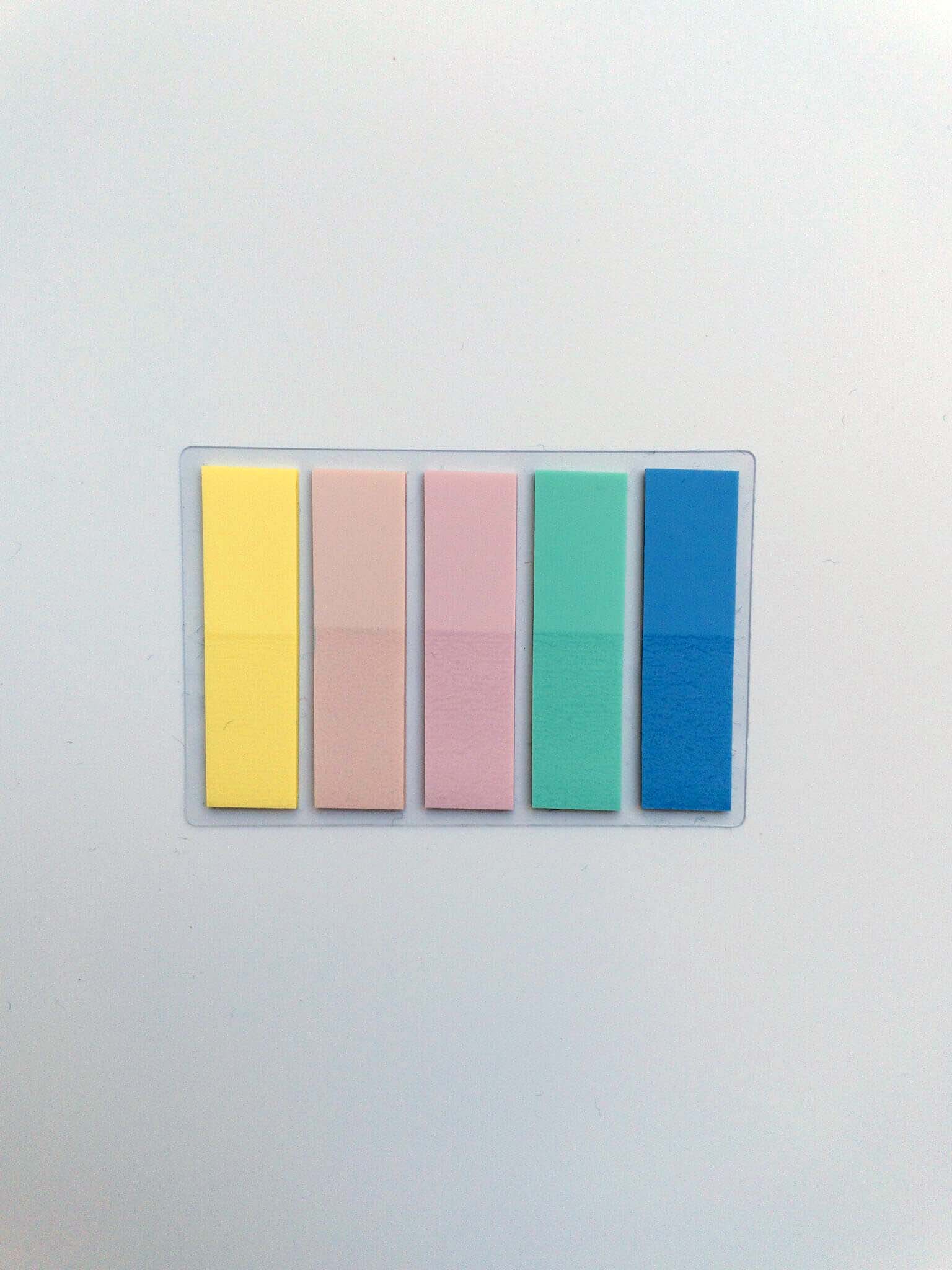 Σελιδοδείκτες αυτοκόλλητοι 5 χρωμάτων απλό