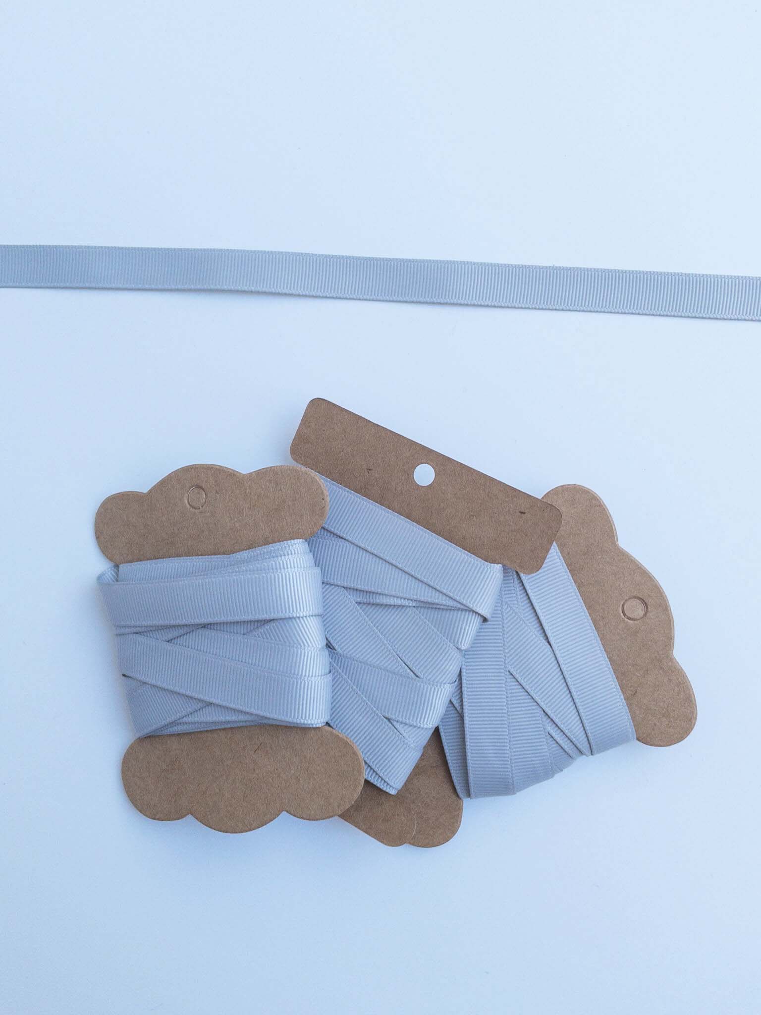 Κορδέλα Γκρο light silver