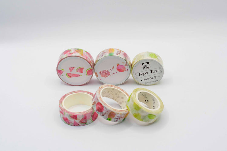 Washi tape φρούτα