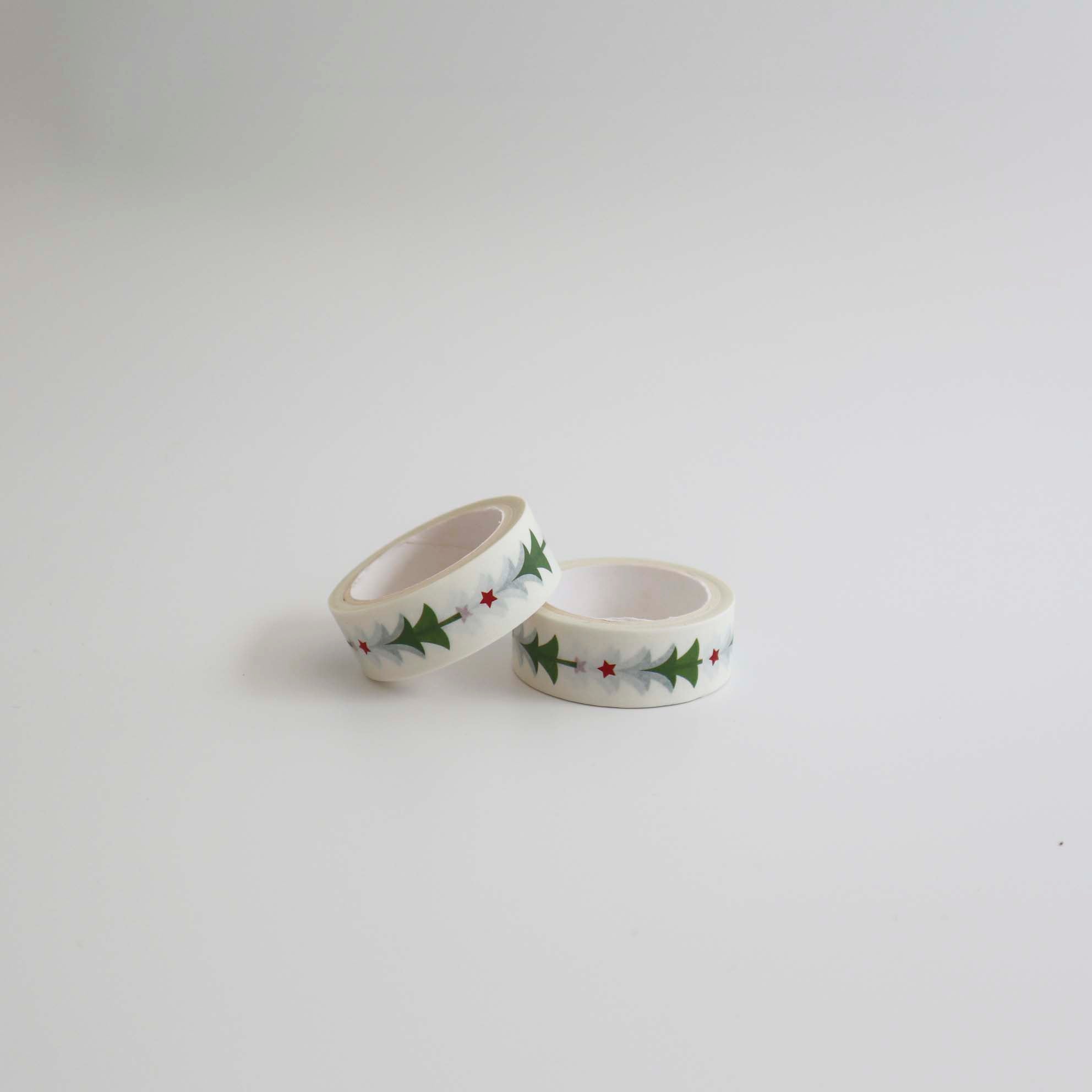 Washi tape Xmas tree λευκό