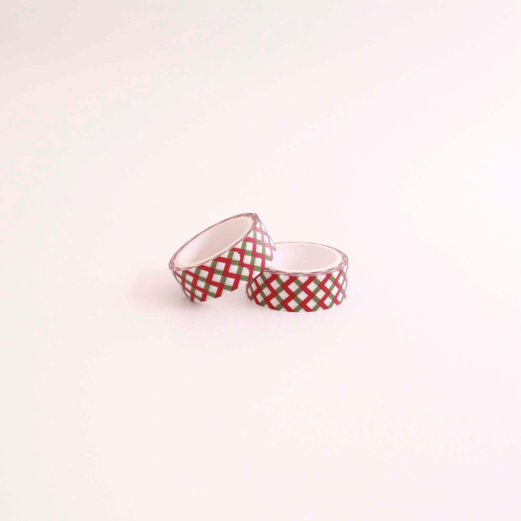 Washi tape Xmas zigzag