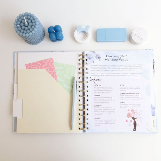 Wedding planner spiral