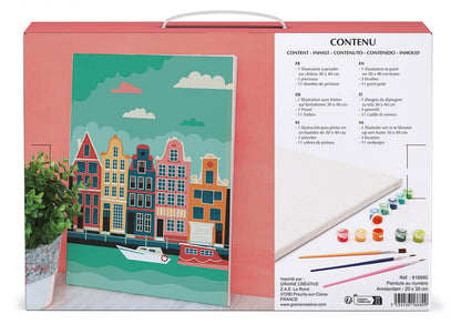 Σετ DIY Ζωγραφικής με Αριθμούς "Amsterdam" 20×30 cm