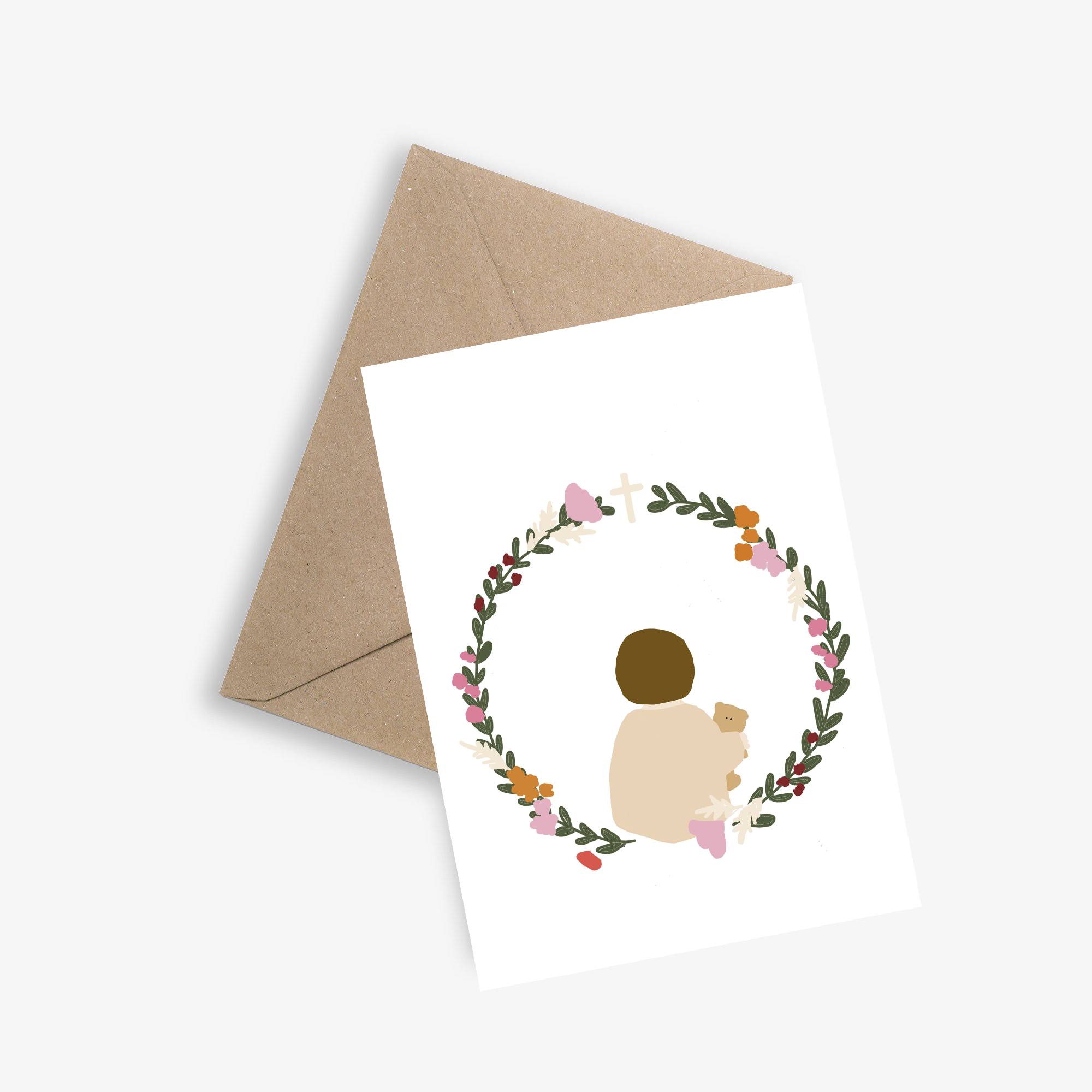 Κάρτα “The Christening Wreath”