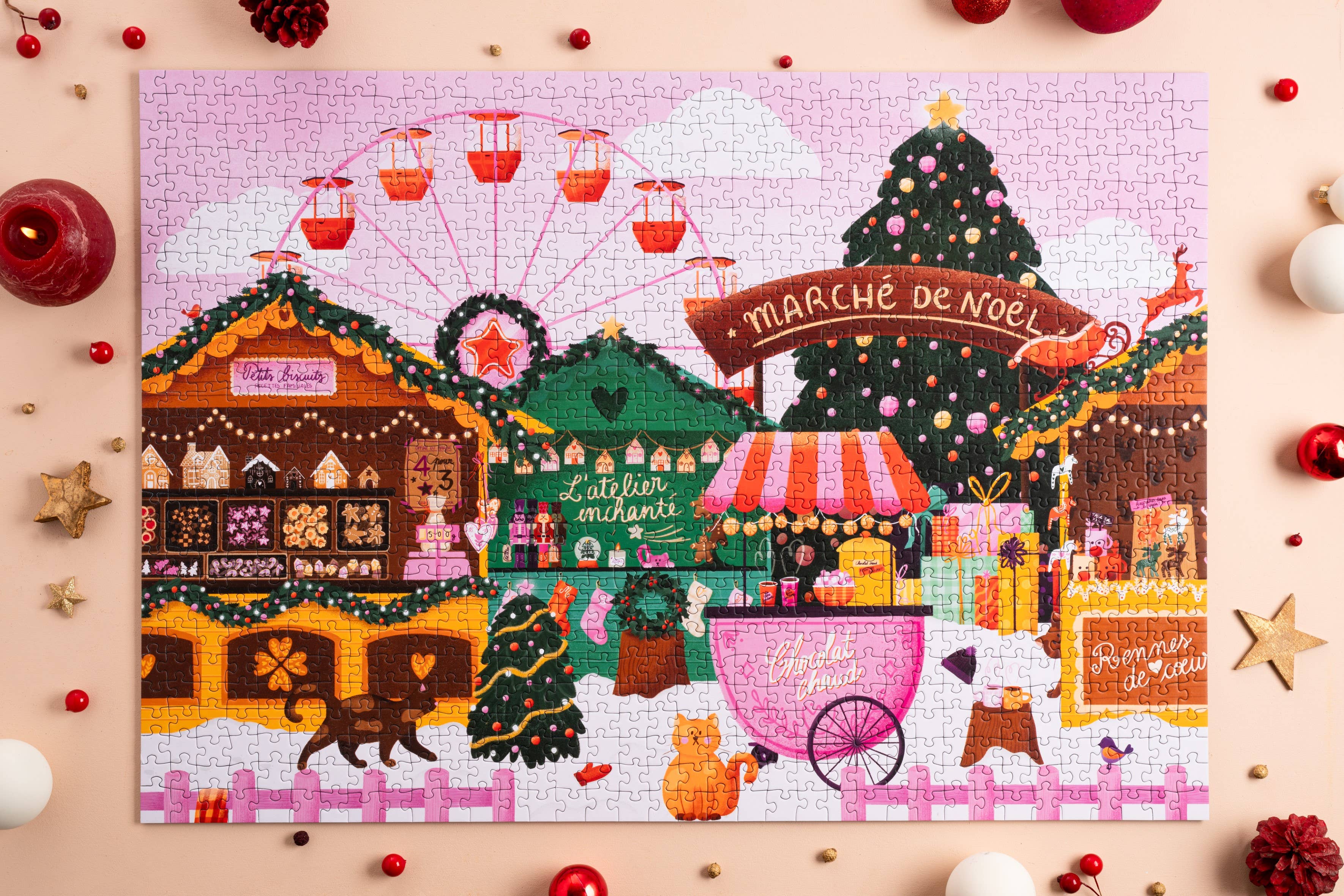 Παζλ “Marché de Noël” - 1000 κομμάτια