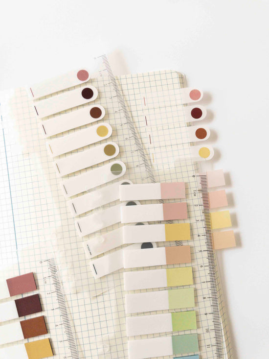 Self-adhesive bookmarks 10 colors bundle of 6