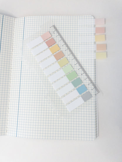 Σελιδοδείκτες αυτοκόλλητοι 10 χρωμάτων