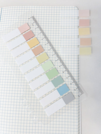 Σελιδοδείκτες αυτοκόλλητοι 10 χρωμάτων