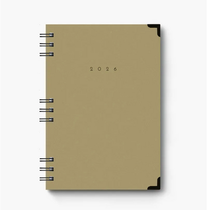 Ημερολόγιο 2026 ημερήσιο σπιράλ Cotton 14×21