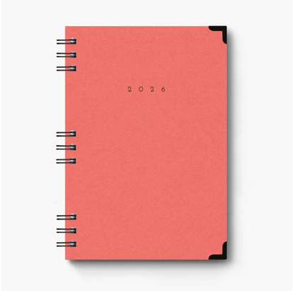 Ημερολόγιο 2026 ημερήσιο σπιράλ Cotton 14×21
