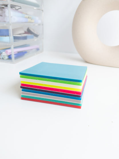 Χαρτάκια σημειώσεων διαφανή 7,5 x 7,5 cm