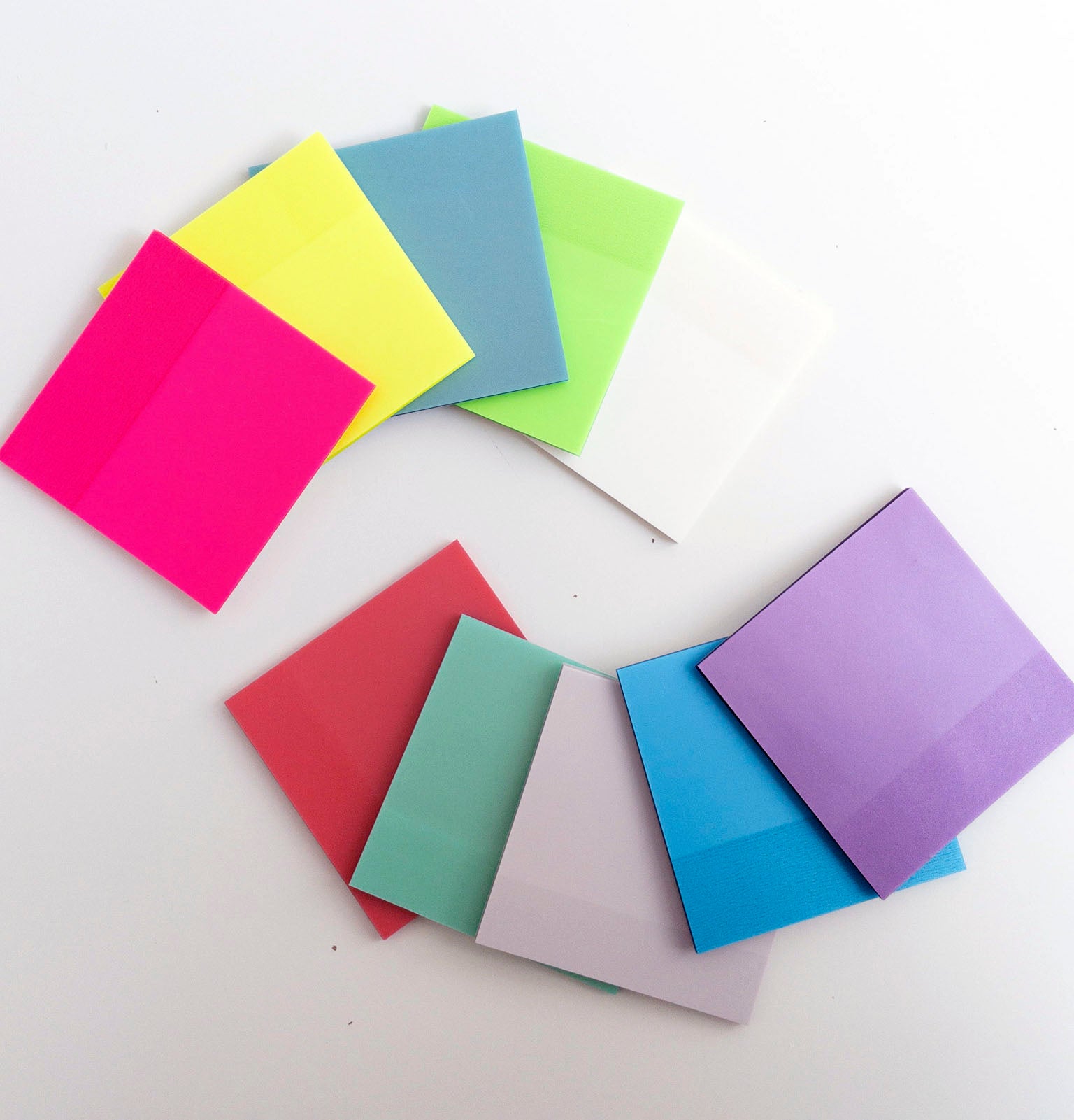 Χαρτάκια σημειώσεων διαφανή 7,5 x 7,5 cm