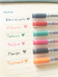 Colored pen