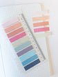 Bookmarks stickers 10 colors