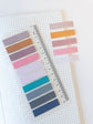 Bookmarks stickers 10 colors