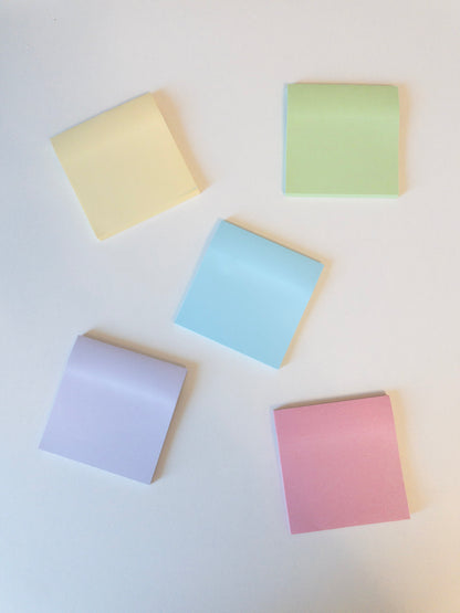 Χαρτάκια σημειώσεων παστέλ