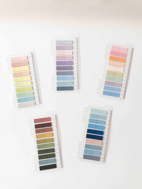 Σελιδοδείκτες αυτοκόλλητοι 10 χρωμάτων