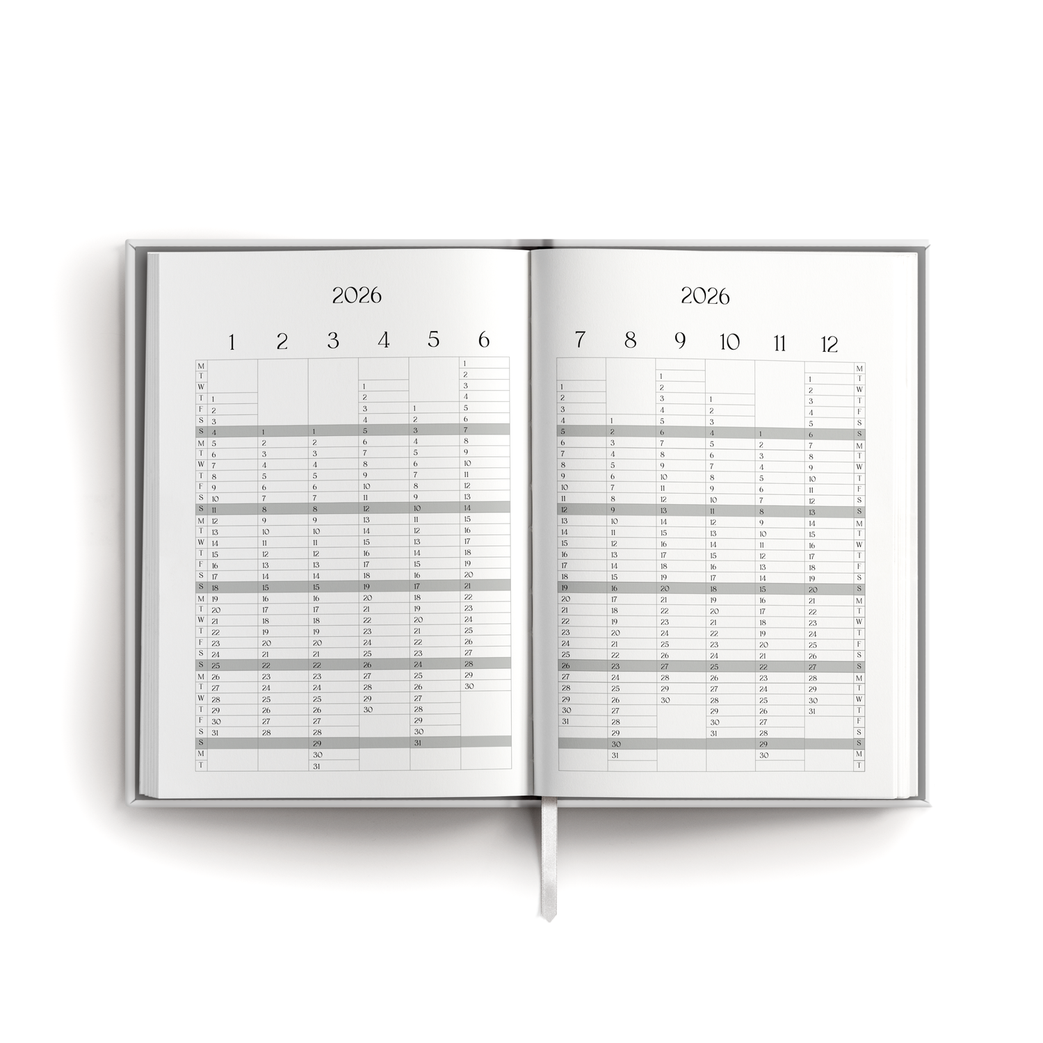 Ημερολόγιο 2026 Hardback Blue Blooms 12,5×16,5 cm